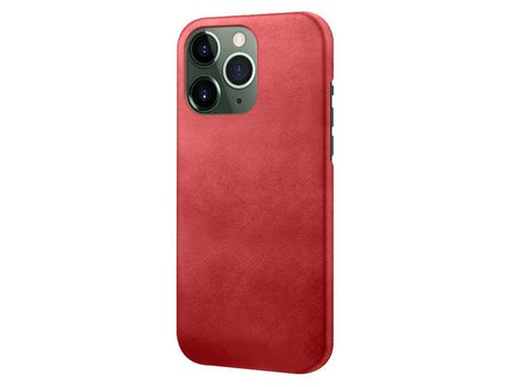 Funda para iPhone 14 Pro Piel Sintética Rojo