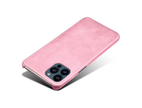 Funda para iPhone 13 Pro Max KSQ Piel Sintética Rosa