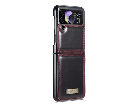 Funda para Samsung Galaxy Z Flip 4 5G CASEME Piel Sintética Negro