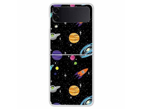 Funda para Samsung Galaxy Z Flip 4 5G Piel Sintética Multicolor