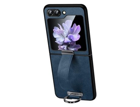 Funda para Samsung Galaxy Z Flip 5 5G SULADA Piel Sintética Azul
