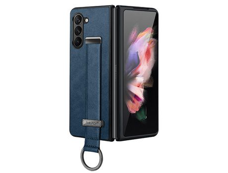 Funda para Samsung Galaxy Z Fold 5 5G SULADA Piel Sintética Azul