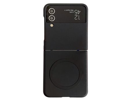 Funda para Samsung Galaxy Z Flip 4 5G Piel Sintética Negro