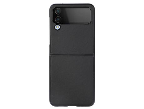 Funda para Samsung Galaxy Z Flip 4 5G Piel Sintética Negro