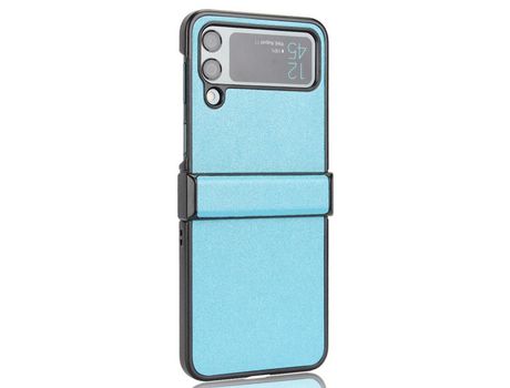 Funda para Samsung Galaxy Z Flip 4 5G Piel Sintética Azul
