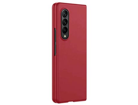 Funda para Samsung Galaxy Z Fold 4 5G Piel Sintética Rojo