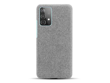 Funda para Samsung Galaxy A52/A52 5G KSQ Piel Sintética Gris