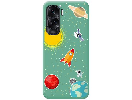 Funda para Honor 5, Honor 90 TUMUNDOSMARTPHONE Silicona Líquida Verde