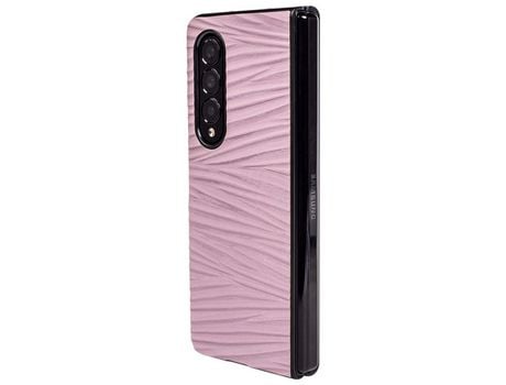 Funda para Samsung Galaxy Z Fold 4 5G Piel Sintética Morado