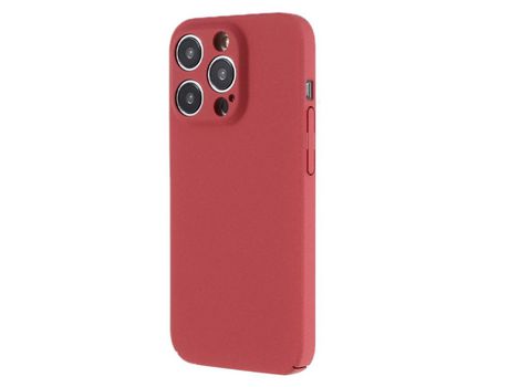 Funda para iPhone 13 Pro Max Piel Sintética Rojo