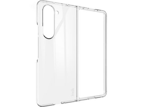 Funda para Samsung Galaxy Z Fold 5 5G IMAK Piel Sintética Transparente