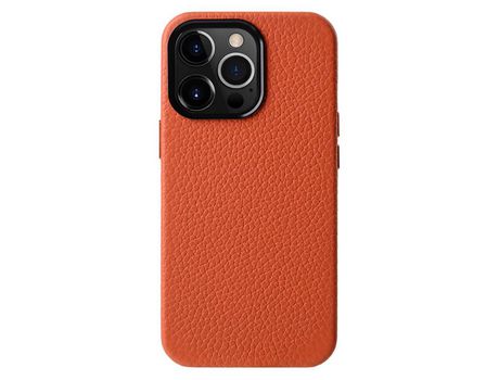 Funda para iPhone 13 Pro MELKCO Piel Sintética Naranja
