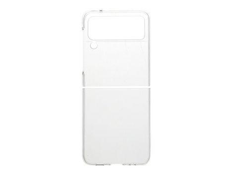 Funda para Samsung Galaxy Z Flip 3 5G Piel Sintética Transparente
