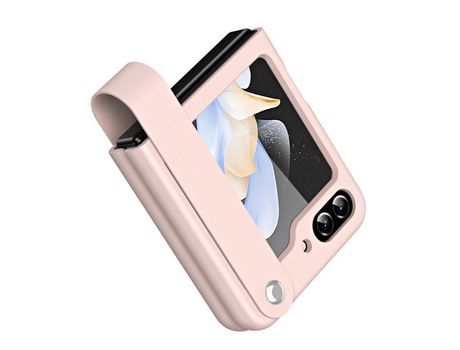 Funda para Samsung Galaxy Z Flip 5 5G Piel Sintética Rosa