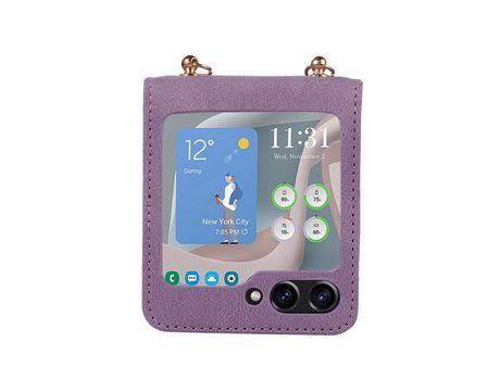 Funda para Samsung Galaxy Z Flip 5 5G Piel Sintética Multicolor
