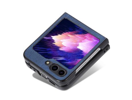 Funda para Samsung Galaxy Z Flip 5 5G AZNS Piel Sintética Azul