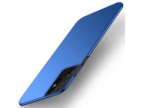 Funda para Samsung Galaxy S21 Ultra/S21 Ultra 5G MOFI Piel Sintética Azul