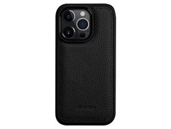 Funda para iPhone 14 Pro MELKCO Piel Sintética Negro