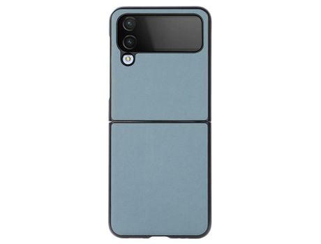 Funda para Samsung Galaxy Z Flip 4 5G Piel Sintética Azul