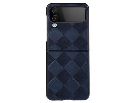 Funda para Samsung Galaxy Z Flip 4 5G Piel Sintética Azul