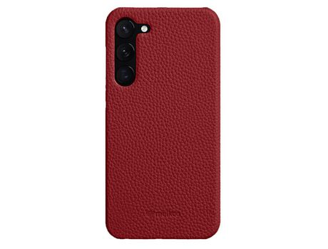Funda para Samsung Galaxy S22+/S22 5G MELKCO Piel Sintética Rojo