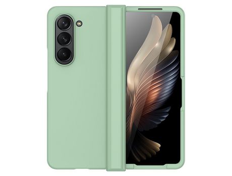 Funda para Samsung Galaxy Z Fold 5 5G Piel Sintética Verde