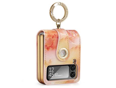 Funda para Samsung Galaxy Z Flip 4 5G Piel Sintética Multicolor