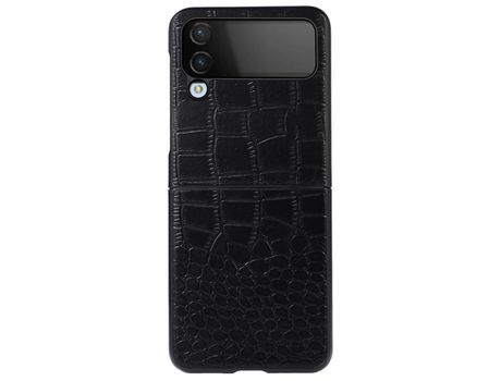 Funda para Samsung Galaxy Z Flip 4 5G Piel Sintética Negro