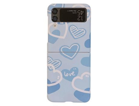 Funda para Samsung Galaxy Z Flip 4 5G Piel Sintética Azul