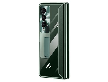 Funda para Samsung Galaxy Z Fold 4 5G Piel Sintética Verde