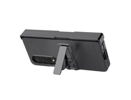 Funda para Samsung Galaxy Z Fold 4 5G Piel Sintética Gris