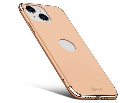 Funda para iPhone 14 MOFI Piel Sintética Dorado
