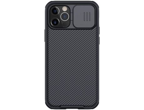 Funda para iPhone 12 NILLKIN Piel Sintética Negro
