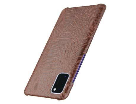 Funda para Samsung Galaxy A41 Piel Sintética Marrón