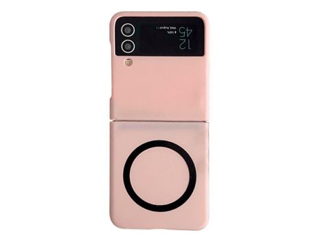 Funda para Samsung Galaxy Z Flip 4 5G Piel Sintética Rosa