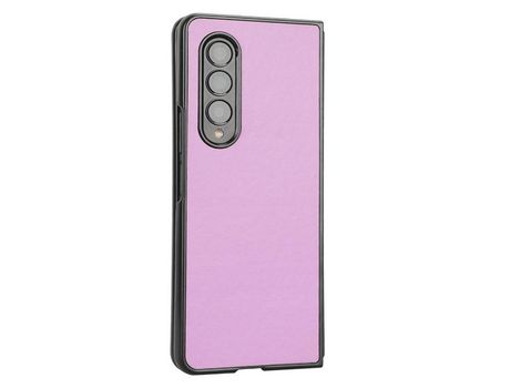 Funda para Samsung Galaxy Z Fold 3 5G Piel Sintética Morado