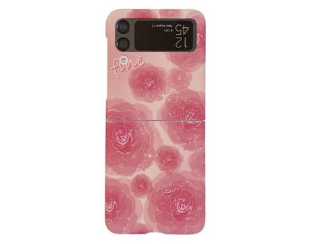 Funda para Samsung Galaxy Z Flip 4 5G Piel Sintética Rojo