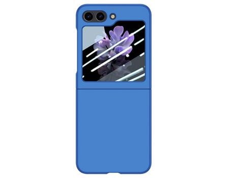 Funda para Samsung Galaxy Z Flip 5 5G Piel Sintética Azul