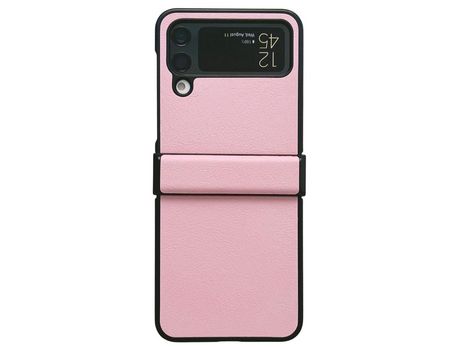 Funda para Samsung Galaxy Z Flip 4 5G Piel Sintética Rosa