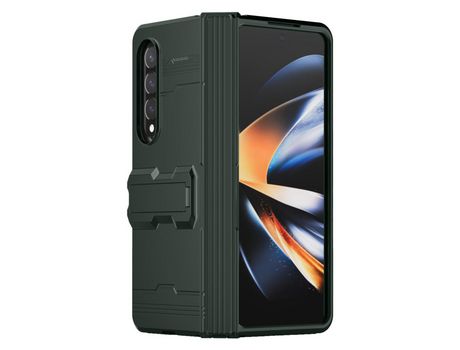 Funda para Samsung Galaxy Z Fold 4 5G Piel Sintética Verde