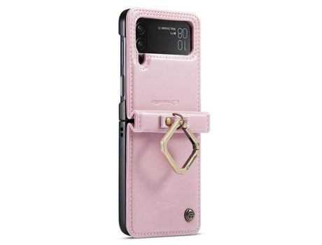 Funda para Samsung Galaxy Z Flip 4 5G Piel Sintética Rosa