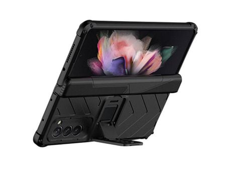 Funda para Samsung Galaxy Z Fold 2 5G GKK Piel Sintética Negro