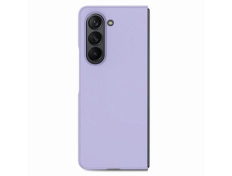 Funda para Samsung Galaxy Z Fold 5 5G Piel Sintética Morado