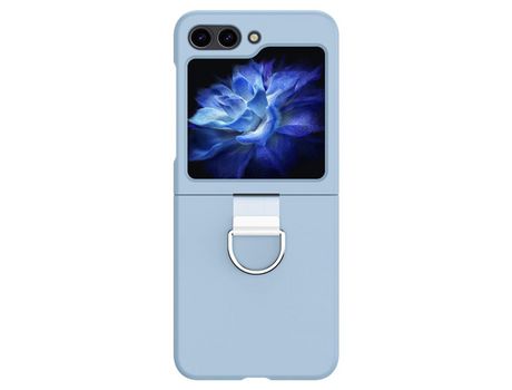 Funda para Samsung Galaxy Z Flip 5 5G Piel Sintética Azul