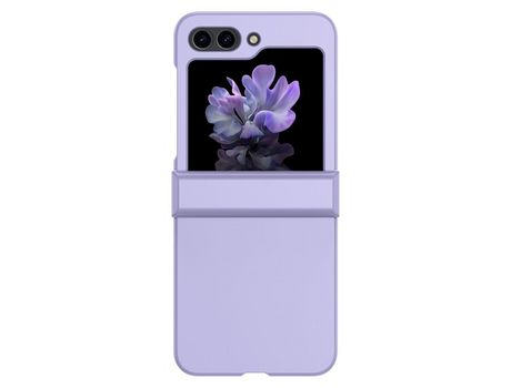 Funda para Samsung Galaxy Z Flip 5 5G Piel Sintética Morado