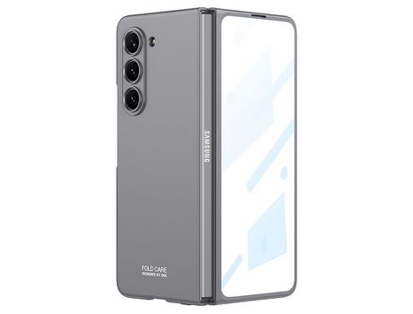 Funda para Samsung Galaxy Z Fold 5 5G GKK Piel Sintética Gris