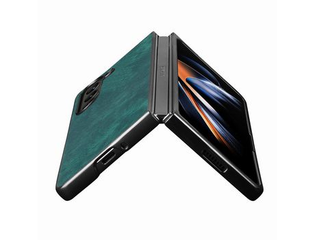 Funda para Samsung Galaxy Z Fold 5 5G Piel Sintética Verde