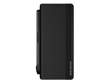 Funda para Samsung Galaxy Z Fold 4 5G Piel Sintética Negro