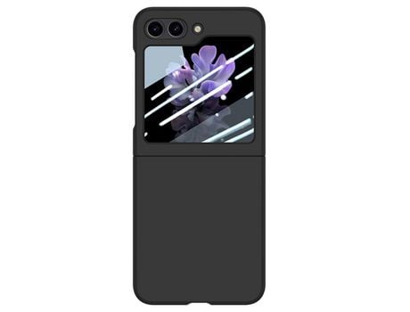 Funda para Samsung Galaxy Z Flip 5 5G Piel Sintética Negro