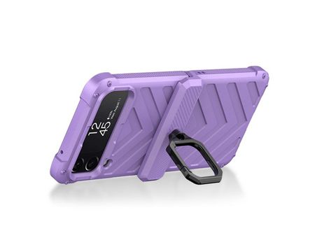 Funda para Samsung Galaxy Z Flip 3 5G GKK Piel Sintética Morado